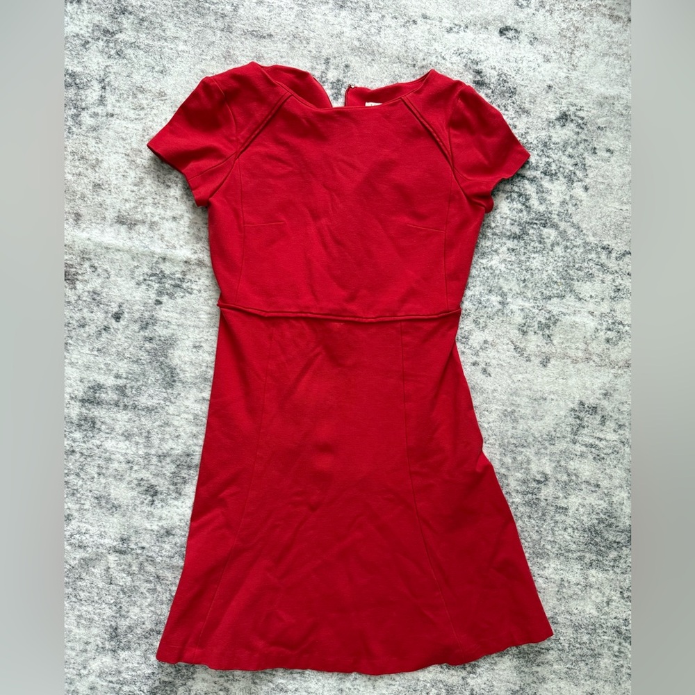 J. Crew Vibrant Red Mini Dress